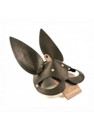 Черная гладкая маска  Зайка  с длинными ушками - Crazy Handmade - купить с доставкой в Долгопрудном