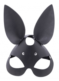 Черная гладкая маска  Зайка  с длинными ушками - Crazy Handmade - купить с доставкой в Долгопрудном