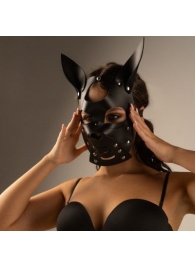 Черная маска  Собака  с ушками - Crazy Handmade - купить с доставкой в Долгопрудном