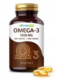 Пищевая добавка SuperCaps OMEGA-3 - 50 капсул (1000 мг) - SuperCaps - купить с доставкой в Долгопрудном