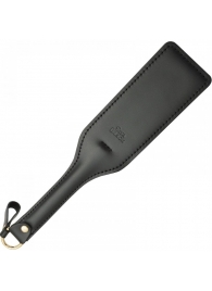 Черная кожаная шлепалка SitaBlack - 30 см. - Sitabella - купить с доставкой в Долгопрудном