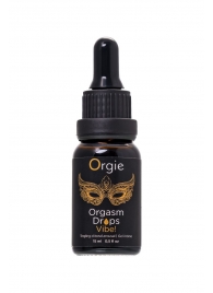 Возбуждающий гель для клитора ORGIE Orgasm Drops Vibe - 15 мл. - ORGIE - купить с доставкой в Долгопрудном
