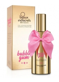 Гель с ароматом жвачки Bubblegum 2-in-1 Scented Silicone Massage And Intimate Gel - 100 мл. - Bijoux Indiscrets - купить с доставкой в Долгопрудном