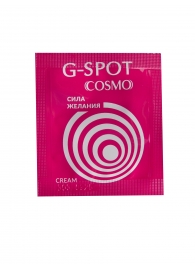 Стимулирующий интимный крем для женщин Cosmo G-spot - 2 гр. - Биоритм - купить с доставкой в Долгопрудном