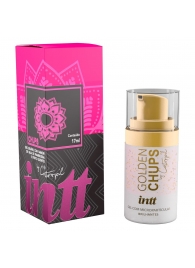 Возбуждающий гель Golden Chups с малиновым ароматом - 17 мл. - INTT - купить с доставкой в Долгопрудном