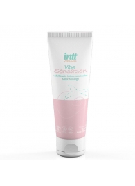 Лубрикант на водной основе Vibe Sensation с клубничным вкусом и легким вибрирующим эффектом - 50 гр. - INTT - купить с доставкой в Долгопрудном