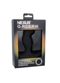 Черный вибромассажер простаты Nexus G-Rider+ - 12,6 см. - Nexus Range - в Долгопрудном купить с доставкой