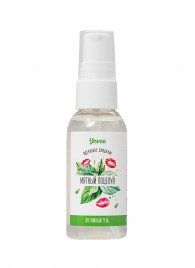 Съедобная гель-смазка Yovee «Мятный поцелуй» с Д-пантенолом и вкусом мяты - 50 мл. - ToyFa - купить с доставкой в Долгопрудном