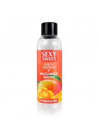 Массажное масло Sexy Sweet Juicy Mango с феромонами и ароматом манго - 75 мл. - Биоритм - купить с доставкой в Долгопрудном
