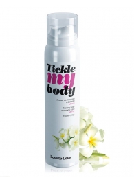 Массажная хрустящая пенка Tickle My Body Monoi с ароматом моной - 150 мл. - Love to Love - купить с доставкой в Долгопрудном