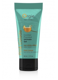 Съедобный интимный гель Orgie Lube Tube Cocktail Pina Colada - 50 мл. - ORGIE - купить с доставкой в Долгопрудном