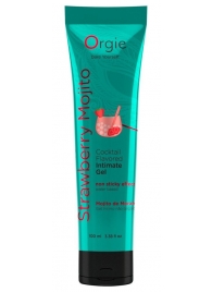 Съедобный интимный гель Orgie Lube Tube Cocktail Strawberry Mojito - 100 мл. - ORGIE - купить с доставкой в Долгопрудном