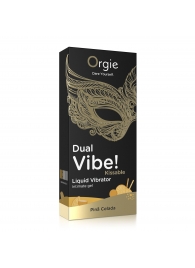 Съедобный гель Dual Vibe Pina Colada с эффектом вибрации и вкусом коктейля пина колада - 15 мл. - ORGIE - купить с доставкой в Долгопрудном