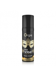 Съедобный гель Dual Vibe Pina Colada с эффектом вибрации и вкусом коктейля пина колада - 15 мл. - ORGIE - купить с доставкой в Долгопрудном