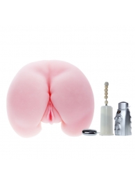 Вибрирующий мастурбатор-попка с ротацией и пультом управления - Baile - в Долгопрудном купить с доставкой