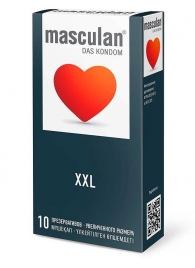 Презервативы увеличенного размера Masculan XXL - 10 шт. - Masculan - купить с доставкой в Долгопрудном