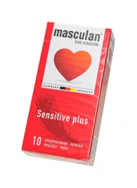 Презервативы Masculan Sensitive plus - 10 шт. - Masculan - купить с доставкой в Долгопрудном