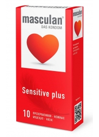 Презервативы Masculan Sensitive plus - 10 шт. - Masculan - купить с доставкой в Долгопрудном