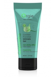 Съедобный интимный гель Orgie Lube Tube Cocktail Caipirinha - 50 мл. - ORGIE - купить с доставкой в Долгопрудном
