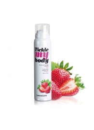 Массажная хрустящая пенка Tickle My Body Strawberry с ароматом клубники - 150 мл. - Love to Love - купить с доставкой в Долгопрудном