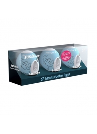 Набор из 3 мастурбаторов-яиц Satisfyer Savage - Satisfyer - в Долгопрудном купить с доставкой