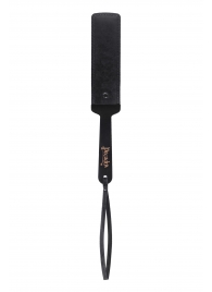 Черный кожаный пэддл - 37 см. - Pecado - купить с доставкой в Долгопрудном