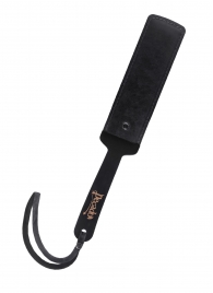 Черный кожаный пэддл - 37 см. - Pecado - купить с доставкой в Долгопрудном