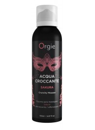 Хрустящая пенка для массажа Orgie Acqua Croccante Sakura с ароматом сакуры - 150 мл. - ORGIE - купить с доставкой в Долгопрудном