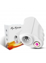 Белый вибромастурбатор Mini Masturbator - Silicone Toys - в Долгопрудном купить с доставкой