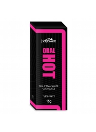 Гель для оральных ласк Oral Hot с согревающим эффектом - 15 гр. - HotFlowers - купить с доставкой в Долгопрудном