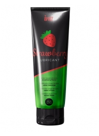 Смазка на водной основе с ароматом клубники Strawberry Lubricant - 100 мл. - INTT - купить с доставкой в Долгопрудном