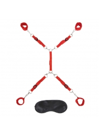 Красная фиксация на матрас Classic Bedspreader - Lux Fetish - купить с доставкой в Долгопрудном