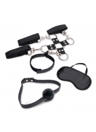 Набор для фиксации из 7 предметов Hogtie   Ball Gag Kit - Lux Fetish - купить с доставкой в Долгопрудном