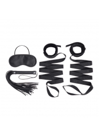 Эротический набор 4PC Bondage Bed Strap   Flogger Kit - Lux Fetish - купить с доставкой в Долгопрудном