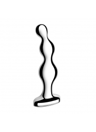 Стальной анальный фаллоимитатор для простаты Stainless Steel Anal Beads - 13 см. - b-Vibe - в Долгопрудном купить с доставкой