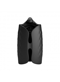 Черный мастурбатор с вибростимуляцией головки Black Glans Trainer - Baile - в Долгопрудном купить с доставкой