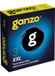 Презервативы увеличенного размера Ganzo XXL - 3 шт. - Ganzo - купить с доставкой в Долгопрудном