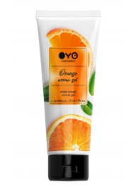 Лубрикант на водной основе OYO Aroma Gel Orange с ароматом апельсина - 75 мл. - OYO - купить с доставкой в Долгопрудном