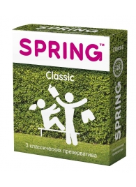 Классические презервативы SPRING CLASSIC - 3 шт. - SPRING - купить с доставкой в Долгопрудном