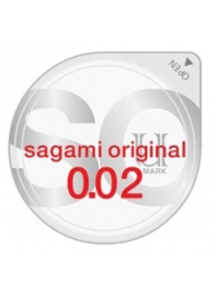 Ультратонкий презерватив Sagami Original - 1 шт. - Sagami - купить с доставкой в Долгопрудном