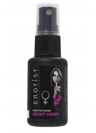 Возбуждающий спрей для женщин Erotist Secret Desire - 30 мл. - Erotist Libido Booster - купить с доставкой в Долгопрудном
