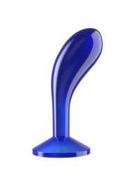 Синяя анальная втулка Flawless Clear Prostate Plug 6.0 - 15 см. - Lovetoy - в Долгопрудном купить с доставкой
