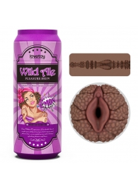 Коричневый мастурбатор-вагина Pleasure Brew Masturbator-Wild Ale в банке - Lovetoy - в Долгопрудном купить с доставкой