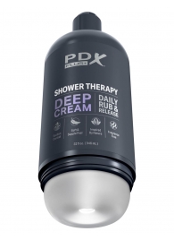 Мастурбатор в бутылке Shower Therapy Deep Cream - Pipedream - в Долгопрудном купить с доставкой