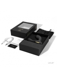 Чёрный перезаряжаемый стимулятор простаты Bruno Black - Lelo - в Долгопрудном купить с доставкой