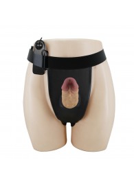 Полый вибрострапон на регулируемых трусиках Draven - 17,5 см. - Baile - купить с доставкой в Долгопрудном