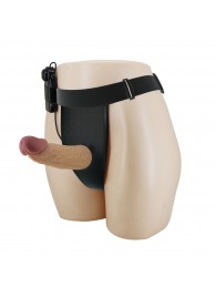 Полый вибрострапон на регулируемых трусиках Draven - 17,5 см. - Baile - купить с доставкой в Долгопрудном