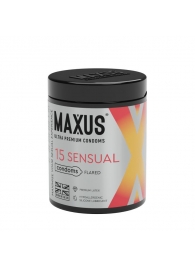 Анатомические презервативы MAXUS Sensual - 15 шт. - Maxus - купить с доставкой в Долгопрудном