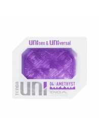 Фиолетовый мастурбатор-стимулятор Tenga Uni Amethyst - Tenga - в Долгопрудном купить с доставкой