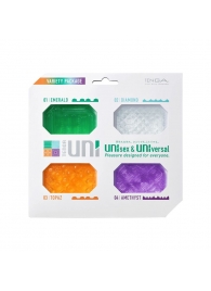 Набор из 4 мастурбаторов-стимуляторов Tenga Uni Variety Pack - Tenga - в Долгопрудном купить с доставкой